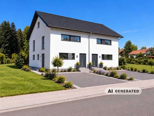 Immobilie in Forstinning - Neubau Doppelhaushälfte in Forstinning bei München - Bild 1