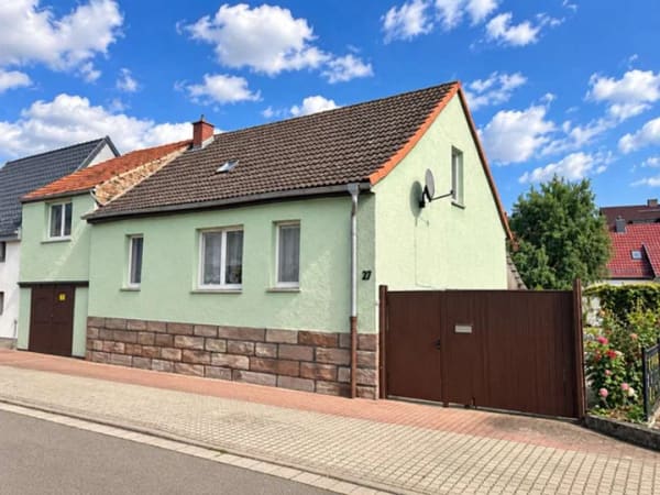 Immobilie in Bad Frankenhausen/Kyffhäuser - IMMOBILIE MIT GARTENIDYLLE & VIEL POTENZIAL! Platz zum Leben und Gestalten - Bild 0