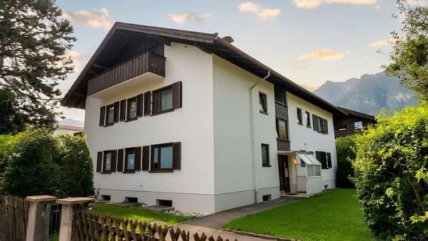 Immobilie in Garmisch-Partenkirchen - 1,5-Zimmer-Wohnung mit Bergblick und Balkon - vermietet - Bild 0