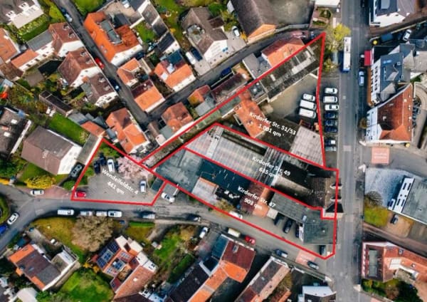 Immobilie in Bad Homburg vor der Höhe - Bad Homburg-Kirdorf: Wohn- und Geschäftshaus mit Gastronomie – 635 m² Grundstück, provisionsfrei - Bild 1