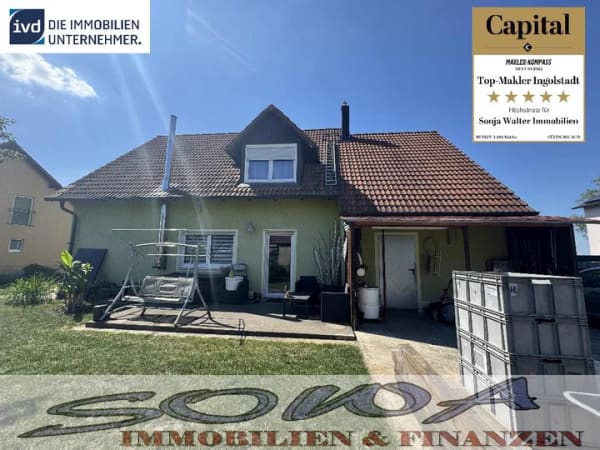 Immobilie in Königsmoos - Charmantes Einfamilienhaus mit großem Garten, Garage und viel Platz für die ganze Familie - Ein Objekt von Ihrem Immobilienpartner SOWA Immobilien und Finanzen - Bild 0