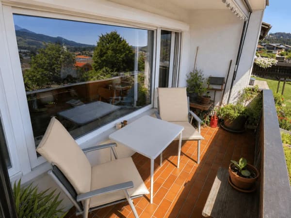 Immobilie in Wertach - Wohnen mit Alpenpanorama - großzügige 3-Zimmer-Wohnung mit zwei Balkonen - Bild 3