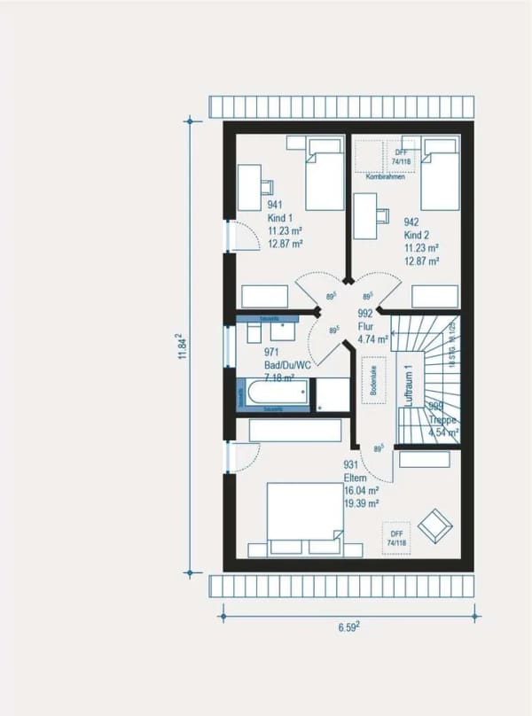 Immobilie in Schnaitsee - Individuell geplante Doppelhaushälfte in Schnaitsee - Ihr Traumhaus mit flexiblen Ausbauoptionen - Bild 2