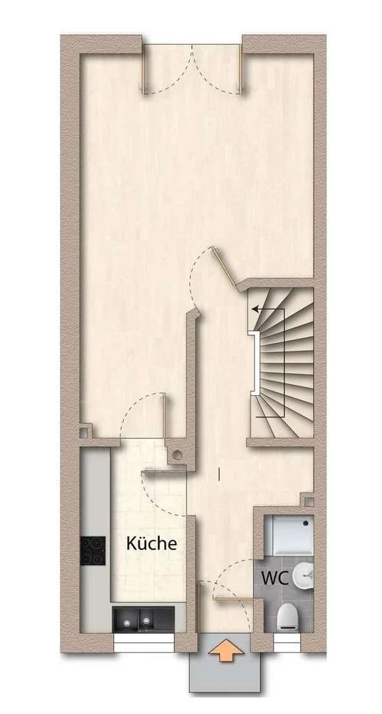 Immobilie in Bargfeld-Stegen - 2 Reihenhäuser = 1 frei + 1 vermietet  – ideal für Familien und Anleger - Bild 3
