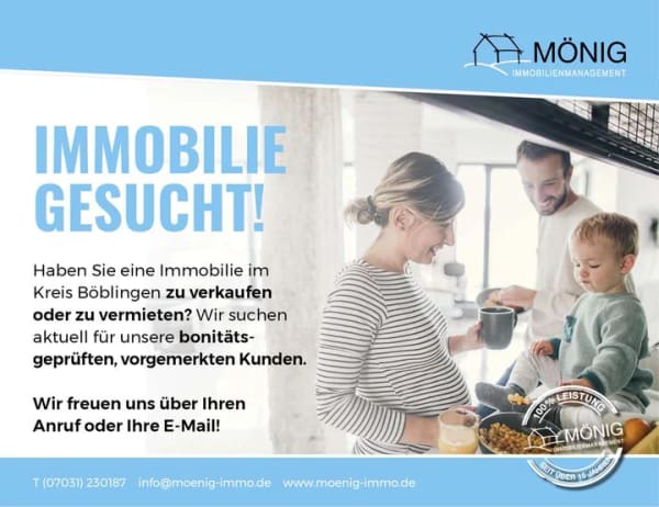 Immobilie in Steinenbronn - Familientraum in Steinenbronn! Großzügiges Reihenmittelhaus mit 5,5 Zimmern, Garten, opt. 1 Garage - Bild 2