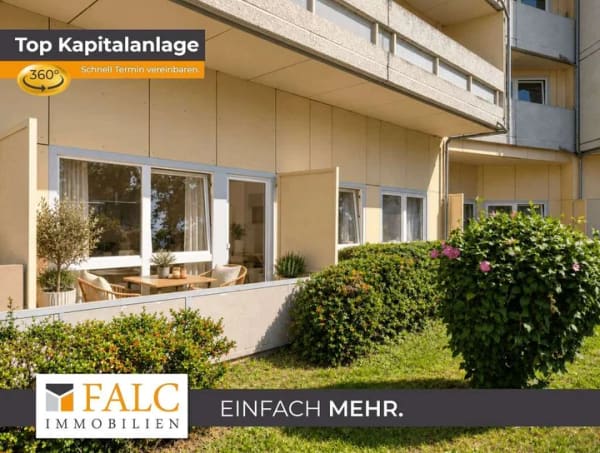 Immobilie in Bergisch Gladbach - Barrierefreie 2-Zimmer-Erdgeschosswohnung mit Balkon – vermietet & mit Stellplatz - Bild 0