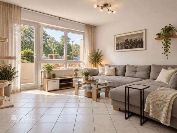 Immobilie in Bergisch Gladbach - Barrierefreie 2-Zimmer-Erdgeschosswohnung mit Balkon – vermietet & mit Stellplatz - Bild 1