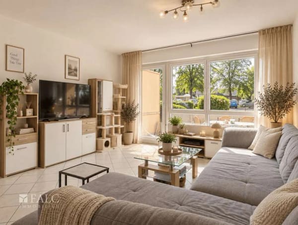 Immobilie in Bergisch Gladbach - Barrierefreie 2-Zimmer-Erdgeschosswohnung mit Balkon – vermietet & mit Stellplatz - Bild 3