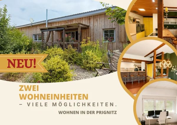 Immobilie in Groß Pankow (Prignitz) - Zwei Wohneinheiten - viele Möglichkeiten. Eine Immobilie, die sich rechnet. - Bild 0