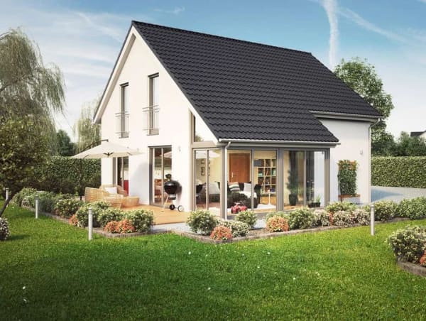 Immobilie in Mittelstetten - Ruhiges Wohnen im Grünen: Einfamilienhaus mit Wintergarten - Bild 0