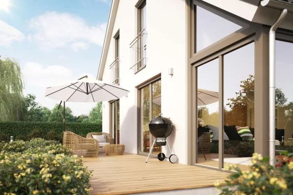 Immobilie in Mittelstetten - Ruhiges Wohnen im Grünen: Einfamilienhaus mit Wintergarten - Bild 1