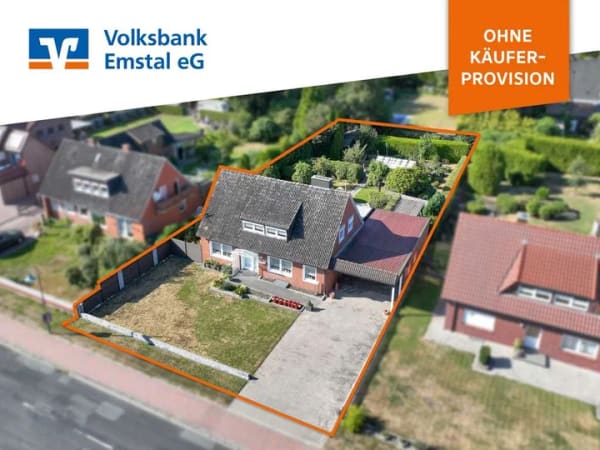 Immobilie in Haren (Ems) - Mehr Zuhause fürs Budget – Einfamilienhaus auf großzügigem Erbpachtgrundstück in Haren / Fehndorf! - Bild 0