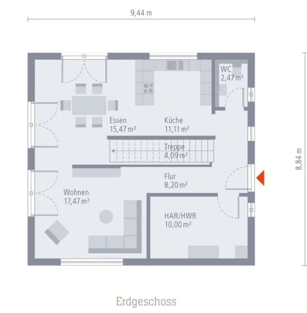 Immobilie in Michelfeld - Offenheit trifft auf klassische Architektur - Bild 3