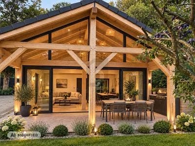 Immobilie in Halver - EXKLUSIVES HOLZ-CHALET MIT GARTEN UND TERRASSE - Bild 0