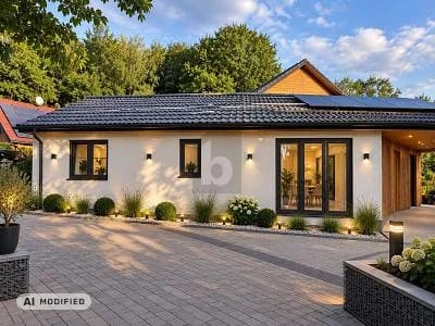 Immobilie in Halver - EXKLUSIVES HOLZ-CHALET MIT GARTEN UND TERRASSE - Bild 1