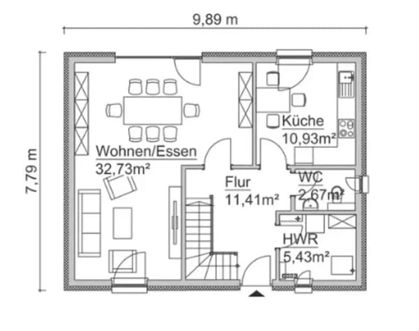 Immobilie in Allmannshofen - Schwarz trifft Weiß – Architektur mit Charakter. - Bild 2