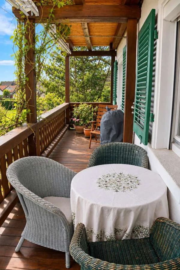 Immobilie in Hartheim am Rhein - GRÜNE OASE 1: Moderne ETW im skandinavischen Stil mit ca. 100 m² großem Garten-EBK-Balkon-Stellplatz - Bild 1