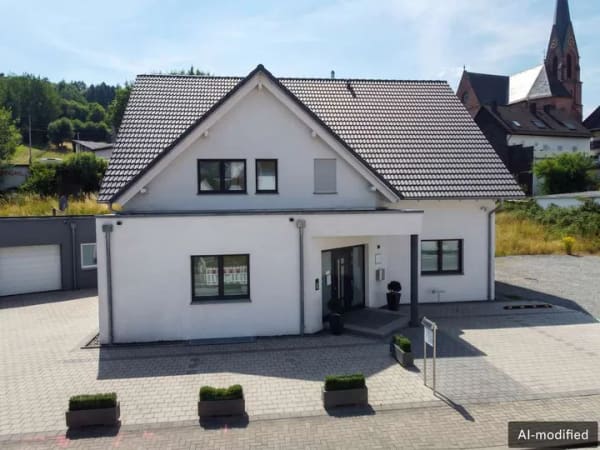 Immobilie in Bann - Modernes WeberHaus aus 2016: Großzügiges Familiendomizil oder flexibel nutzbares Wohn-/Geschäftshaus - Bild 0
