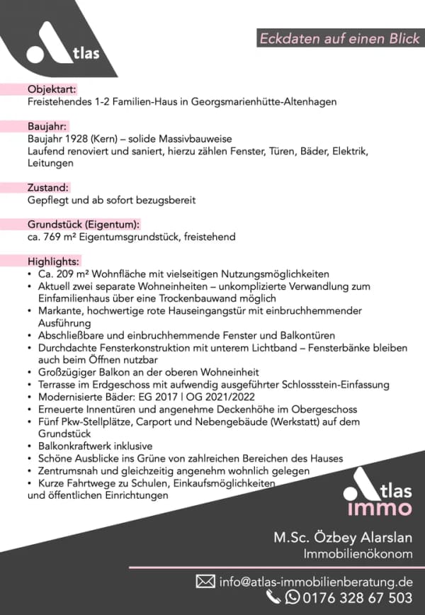 Immobilie in Georgsmarienhütte - Ein Haus. Viele Möglichkeiten. - Familienwohnhaus in GMHütte - Bild 1