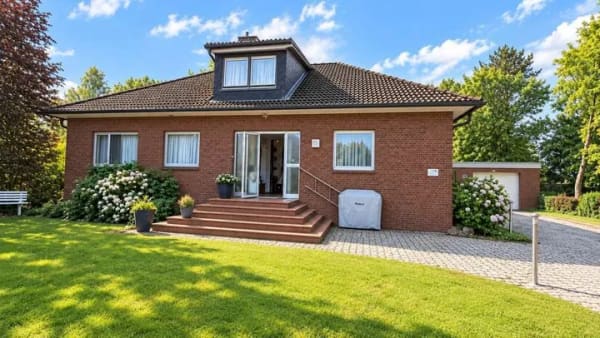 Immobilie in Hammah - Vollunterkellertes, altersgerechtes Zuhause mit Weitblick, großem Grundstück und Doppelgarage - Bild 0