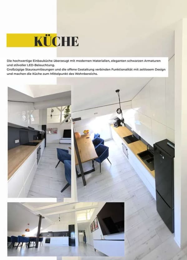 Immobilie in Nersingen - 5 Zimmer Maisonette Wohnung mit Loft-Charakter, offener Galerie, Kernsanierte Wohnung in Nersingen - Bild 3