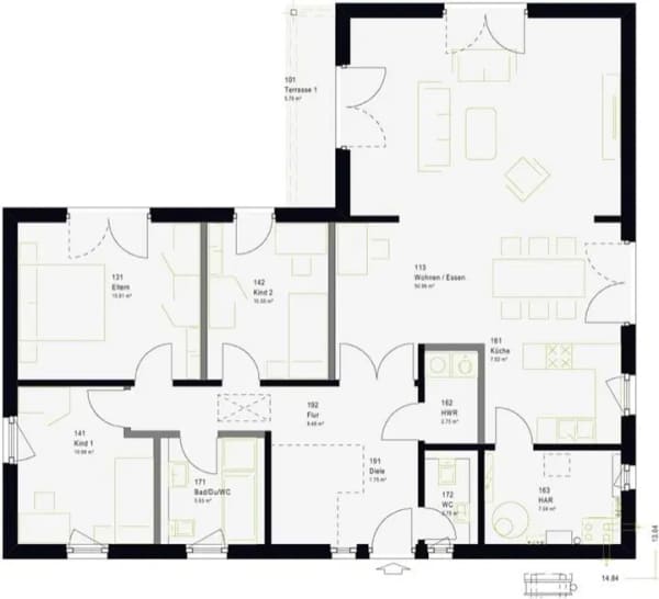 Immobilie in Mauchenheim - Ihr neuer Bungalow - Grundstück im Preis enthalten - Bild 2