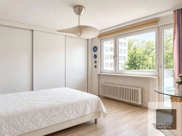 Immobilie in Neu-Isenburg - 1-Zimmer-Apartment mit Balkon und Einbauschrank - Bild 1