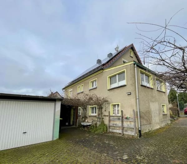 Immobilie in Großharthau - Einfamilienhaus mit großem Grundstück in Großharthau  - Bild 1
