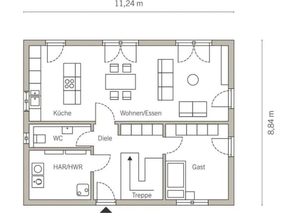 Immobilie in Wiesenburg/Mark - Wohnen im Grünen: Grundstück + OKAL Traumhaus in Wiesenburg/Mark - Bild 1