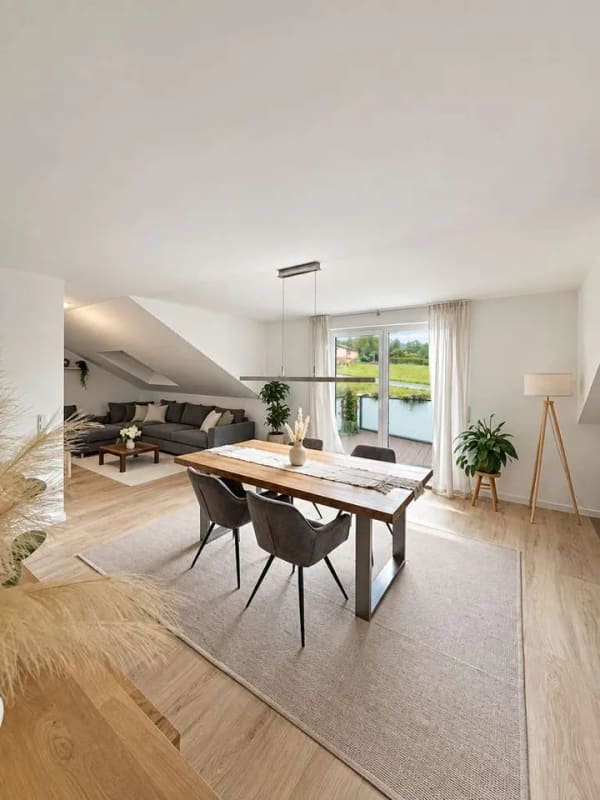 Immobilie in Puderbach - A+ | Moderne 3-Zimmer-Dachgeschosswohnung mit Balkon - Bild 2