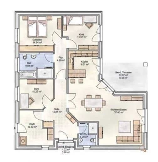 Immobilie in Betzendorf - Betzendorf, Bungalow in ruhiger und idyllische Lage, incl. Viessmann Wärmepumpe, incl. Grundstück !!  - Bild 2