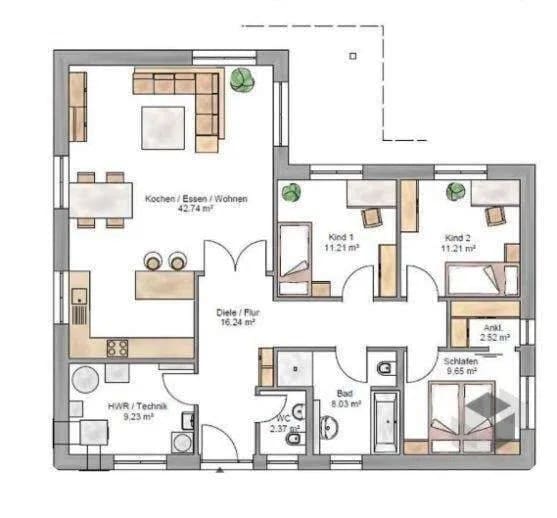 Immobilie in Betzendorf - Betzendorf, Bungalow in ruhiger und idyllische Lage, incl. Viessmann Wärmepumpe, incl. Grundstück !!  - Bild 3