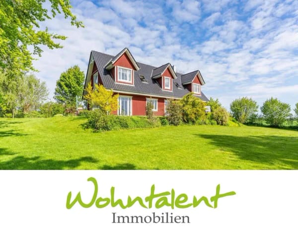 Immobilie in Loose - Traumhafte Alleinlage auf der Halbinsel Schwansen: Architektenhaus mit zwei Wohneinheiten in traumhafter Alleinlage  - Bild 0