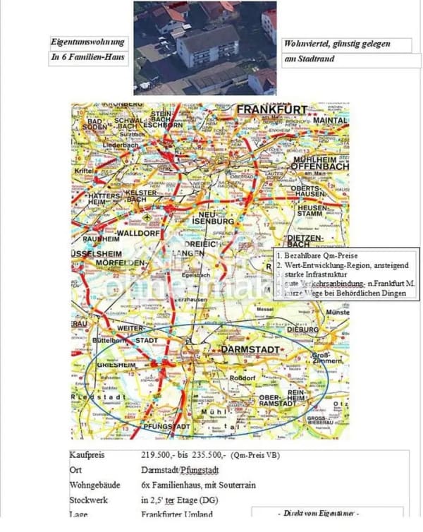 Immobilie in Pfungstadt - Dachgeschosswohnung in Pfungstadt - Bild 0