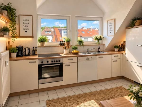 Immobilie in Östringen - Ruhige Oase im Innenhof: 2-Zimmer-Dachgeschosswohnung mit kl. Balkon & Tiefgarage in Östringen - Bild 4