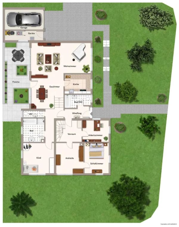 Immobilie in Aspach - Sanieren oder neu bauen - 612 m² voller Möglichkeiten
 - Bild 1
