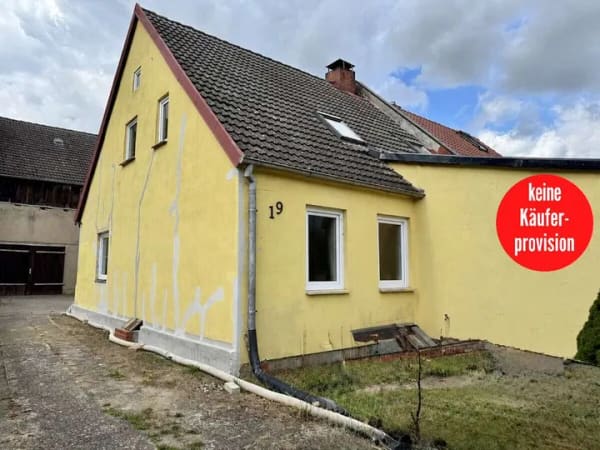 Immobilie in Gartz (Oder) - HORN IMMOBILIEN ++ kleines Haus für kreative Handwerker bei Gartz (Oder) - Bild 0