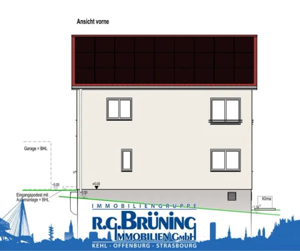 Immobilie in Berghaupten - Einfamilienhaus mit Lift, Klimaanlage und PV in Berghaupten - Bild 0