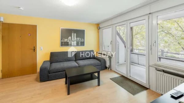 Immobilie in Eimeldingen - Wohnen auf zwei Ebenen: Panorama-Maisonette mit 2 Balkonen & Loggia - Bild 3
