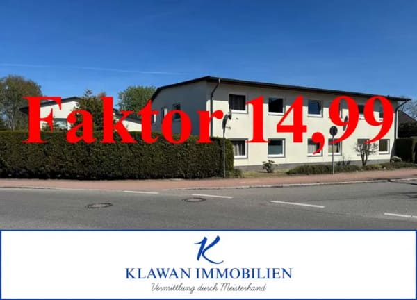 Immobilie in Todendorf - Faktor 14,99 - Maisonettewohnung mit 2 Stellplätzen - Bild 0