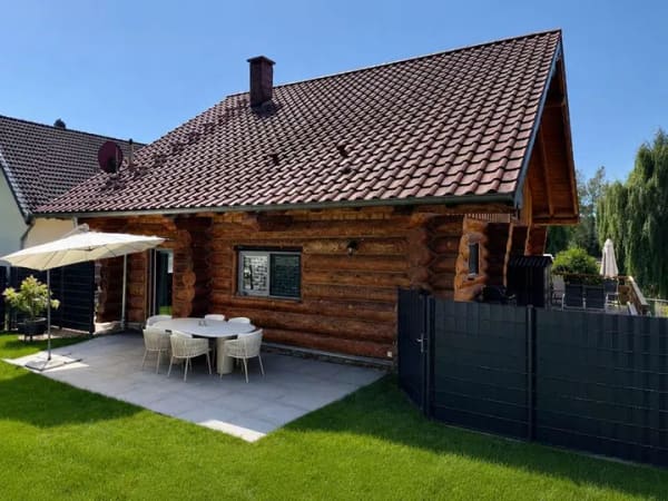 Immobilie in Ronneburg - Bezugsfertiges Kanadisches Natur-Rundstammhaus mit Einliegerwohnung - Bild 2