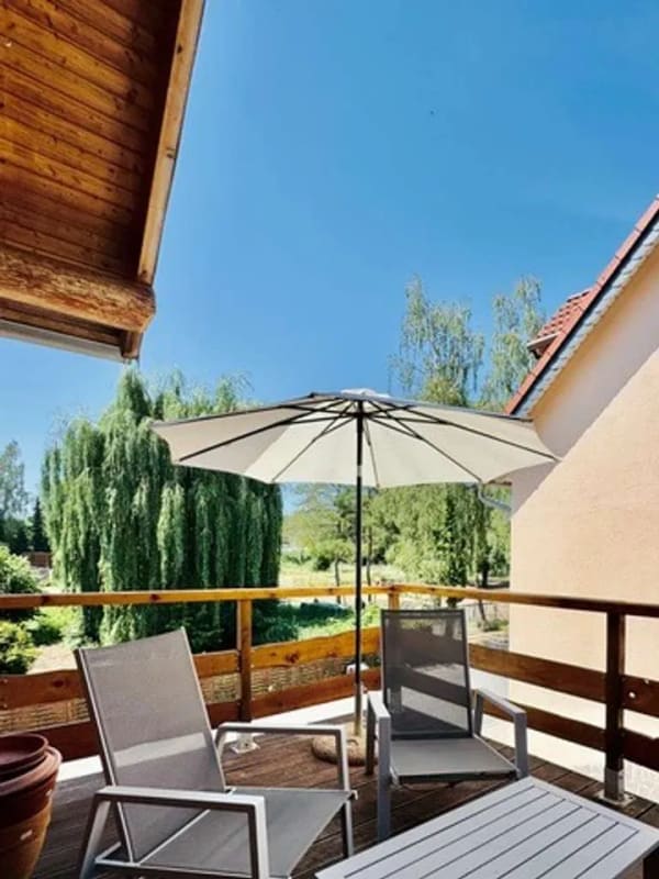Immobilie in Ronneburg - Bezugsfertiges Kanadisches Natur-Rundstammhaus mit Einliegerwohnung - Bild 4