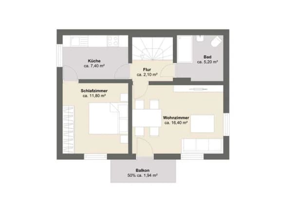Immobilie in Miesbach - Ein Zuhause mit Geschichte und Zukunft - Stadthaus mit Terrasse im Herzen von Miesbach - Bild 4