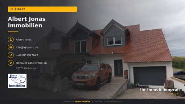 Immobilie in Mömlingen - Mömlingen: attraktives, neuwertiges Einfamilienhaus mit Schwimmteich, Garage....am direkten Ortsrand - Bild 0