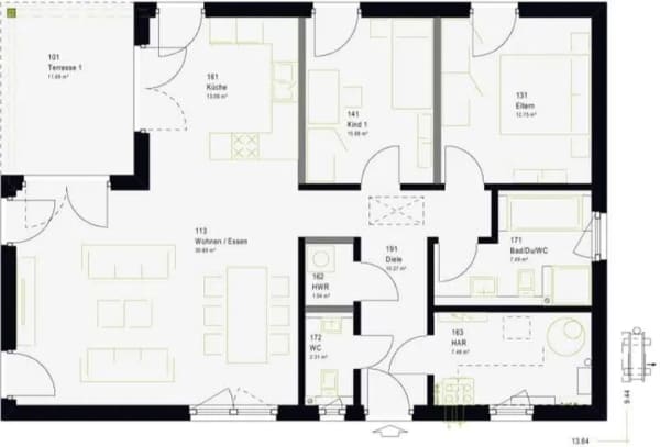 Immobilie in Vetschau/Spreewald - Ein Zuhause, das zu Ihrem Leben passt - Ihr moderner massa haus Bungalow - Bild 4
