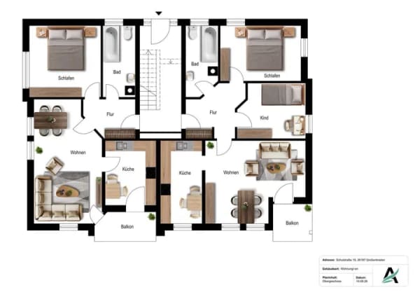 Immobilie in Großenkneten - Attraktives Wohnungspaket: Zwei vermietete Eigentumswohnungen auf einer Etage - Bild 4