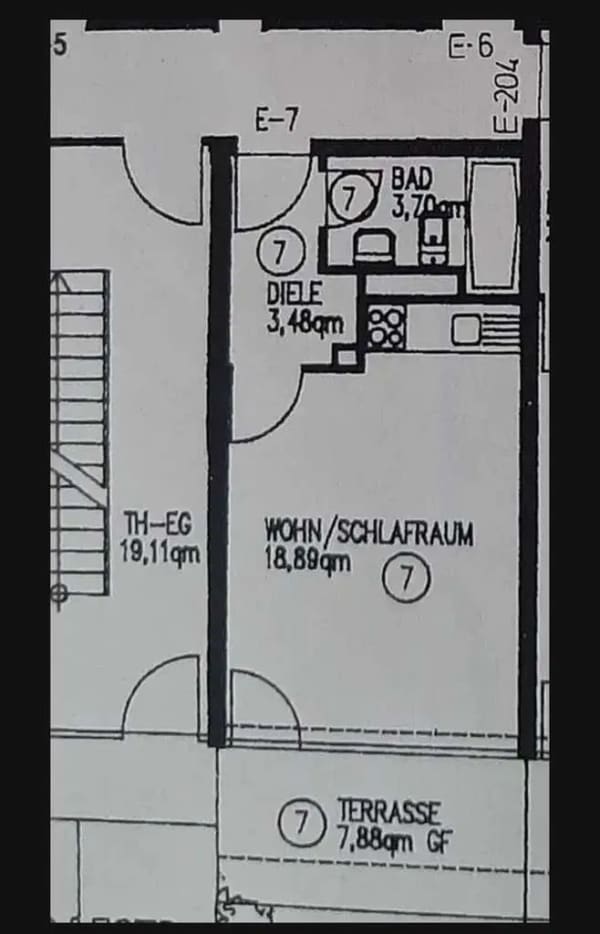 Immobilie in Unterhaching - Kapitalanlage in Unterhaching: 1-Zi-Appartement, 30 qm, Terrasse + Gartenanteil, 4,2 % Rendite  - Bild 3