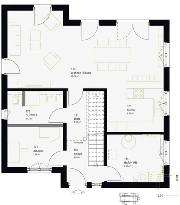 Immobilie in Görwihl - Einfamilienhaus 150 m² - Wärmepumpe fertig montiert - Bild 4