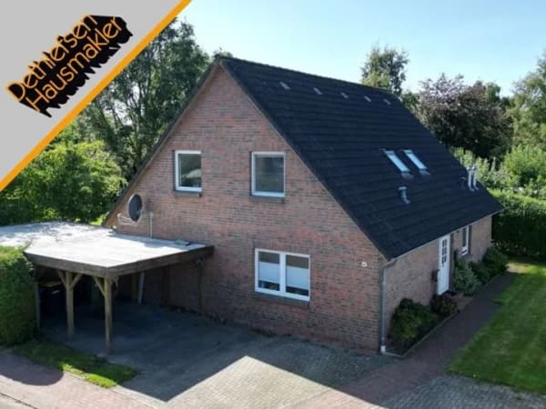 Immobilie in Lehe - Einfamilienhauses mit Einliegerwohnung, Wintergarten und Carport in Lehe bei Lunden - Bild 0