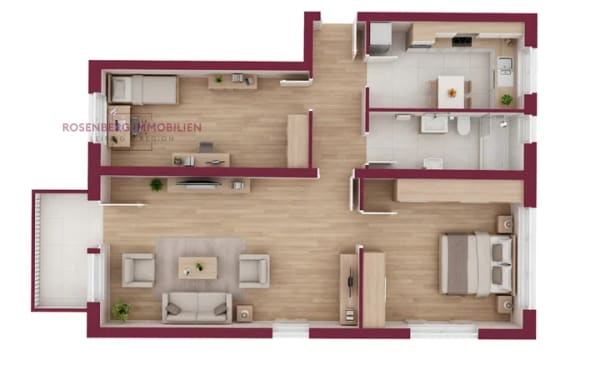 Immobilie in Borna - *Provisionsfrei für Käufer*
3-Zimmer-Kapitalanlage mit 5,56 % 
Bruttorendite in Borna - Bild 1